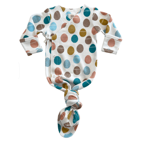 Easter Egg Hunt / Organic Kimono Knot Gown