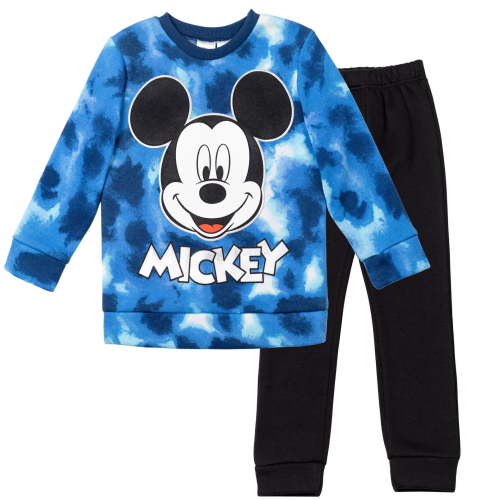 Disney Mickey Mouse Infant Baby Boys Fleece Sweatshirt and Pants Set Infant to Big Kid