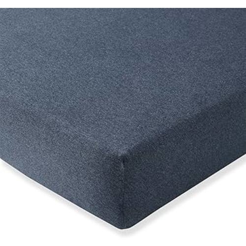 Burt's Bees Baby Essential Organic Cotton Fitted Crib Sheet, Breathable for Boy Girl Standard Crib & Toddler Mattresses