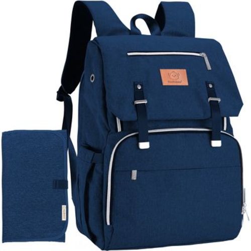 Keababies Explorer Diaper Bag Backpack, Large Diaper Bags For Girl, Boy, Baby Diaper Backpack With Changing Pad (trendy Black)