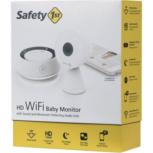 Safety 1st HD Wi-Fi Baby Monitor Camera with Sound Unit and Motion Detection