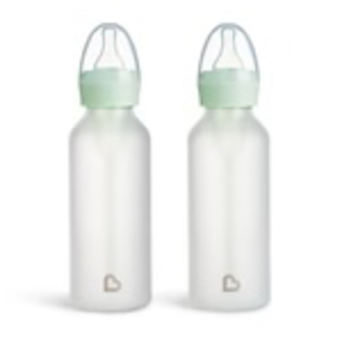 Bond® Silicone Glass Bottle 4oz or 8oz, 2pk | Munchkin