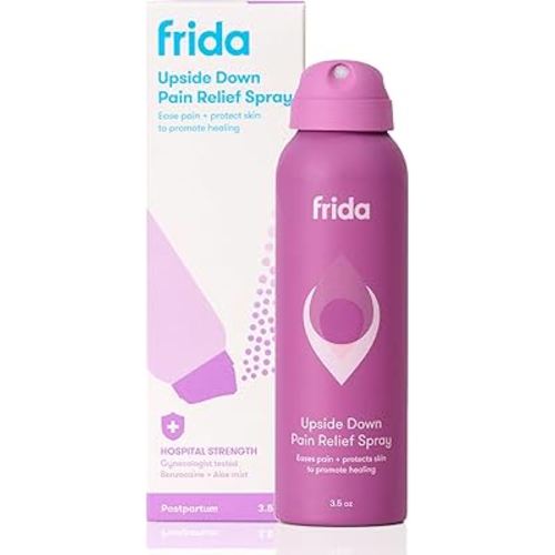Frida Mom Anesthetic Spray, Hospital Strength Benzocaine and Glycerin for Instant Relief and Healing, Dermatologist Tested, with Aloe and Witch Hazel, Postpartum Essentials, 3.5oz