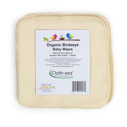 Cloth-eez Birdseye Wipes