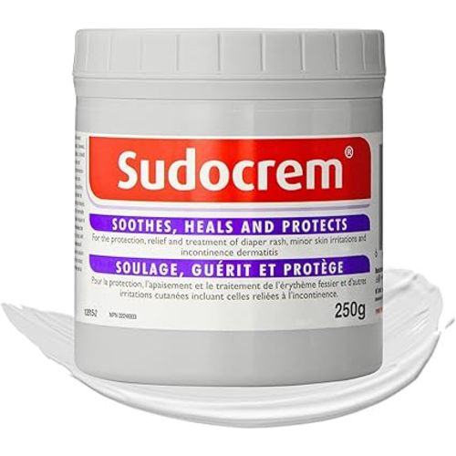 Sudocrem - Diaper Rash Cream for Baby, Soothes, Heals, and Protects, Relief and Treatment of Diaper Rash, Zinc Oxide Cream - 250g