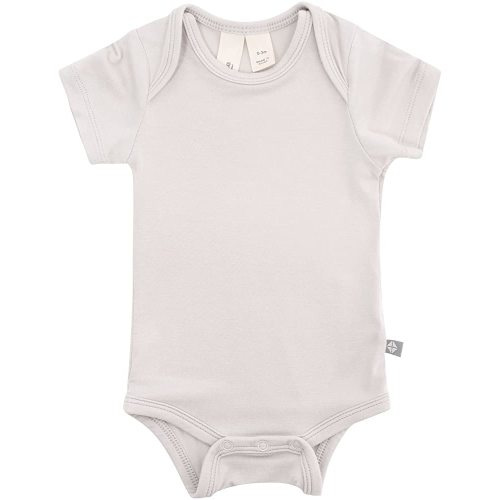KYTE BABY Short Sleeve Unisex Baby Bodysuits Made from Soft Bamboo Rayon Material
