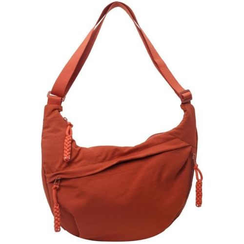 Nylon Crescent Crossbody Bag for Women Shoulder Tote Handbag Casual Sling Bag Dumpling Purse Bag for Outdoor Travel