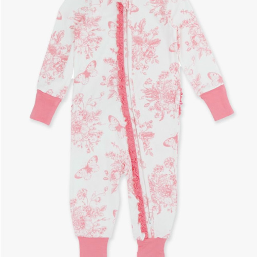 Convertible Ruffle One Piece Pajama, Bamboo Viscose
