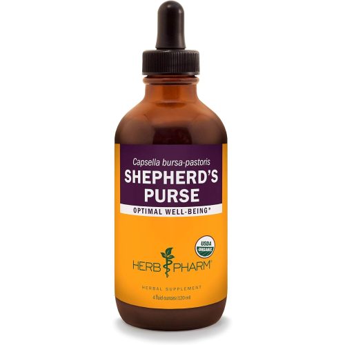 Herb Pharm Certified Organic Shepherd's Purse Liquid Extract - 4 Ounce