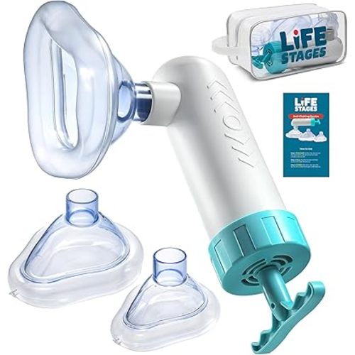 Choking Rescue Device Portable Suction Rescue Device First Aid Kit for Kids and Adults Choking First Aid Device for Home & Travel