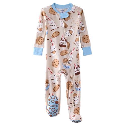 CRUZ Snug-fit Footed Baby Boys Pajamas