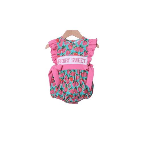 Smocked Berry Sweet Strawberry Bubble