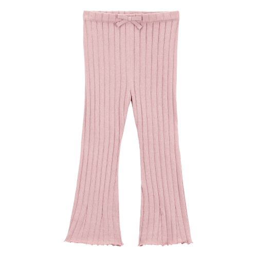 Baby Ribbed Sweater Knit Flare Pants - Pink - Carter's | Carter's