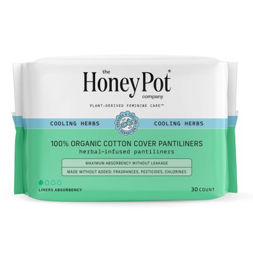 The Honey Pot Company Organic Herbal Pantiliners, 30 CT