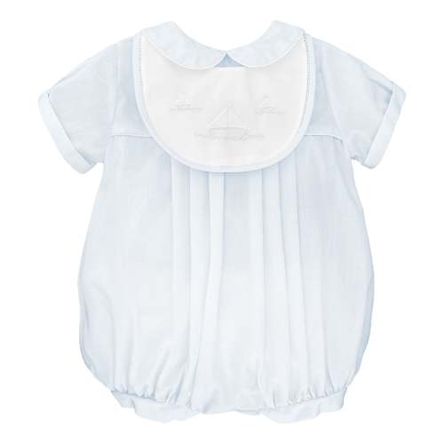 Romper with Sailboat Embroidery