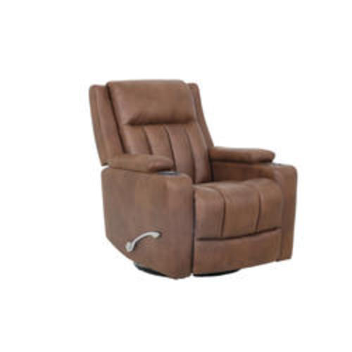 Wales Brown Swivel Recliner