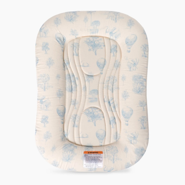 Infant Lounger Wave | Blue Toile