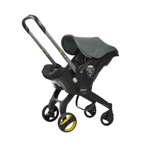 Doona Car Seat & Stroller, Slate Green - All-in-One Travel System