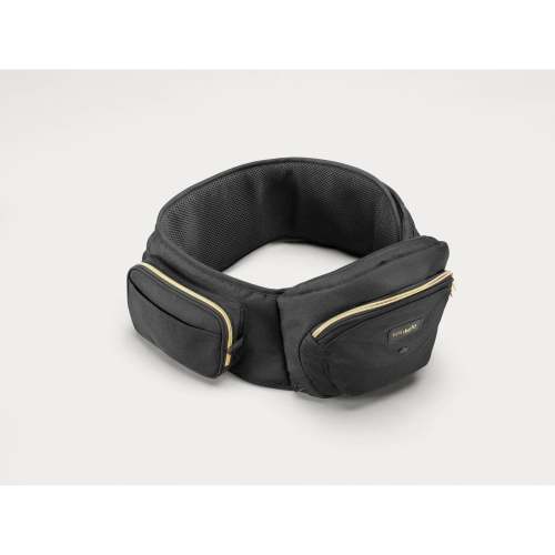 Hip Seat Baby Carrier - Black/Gold