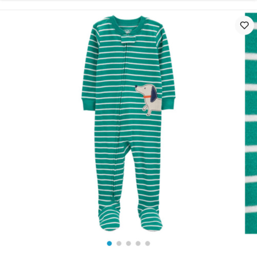 Baby 1-Piece Dog 100% Snug Fit Cotton Footie Pajamas