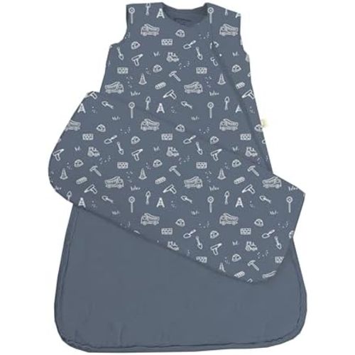 GUNAMUNA günamüna Unisex Baby, Toddler Wearable Blanket, Sleeping Bag Bamboo Rayon, Sleep Sack with Diaper Zipper, 1.0 TOG