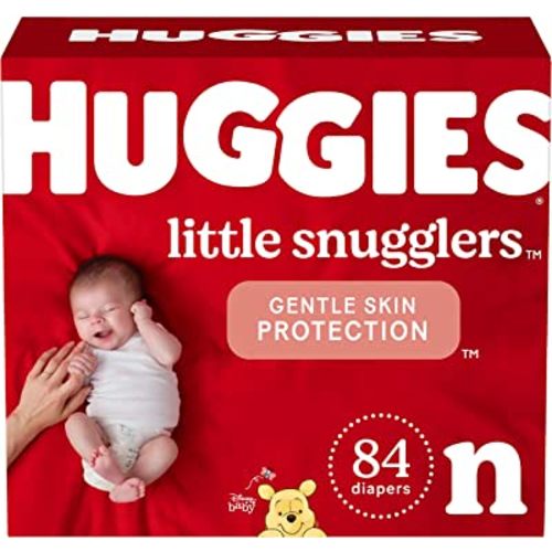 Huggies Little Snugglers Baby Diapers, Size Newborn, 84 Ct