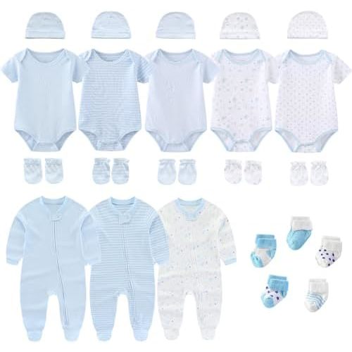 New Born Baby Clothes and Newborn Boy Girl Essentials Accessories Layette Set