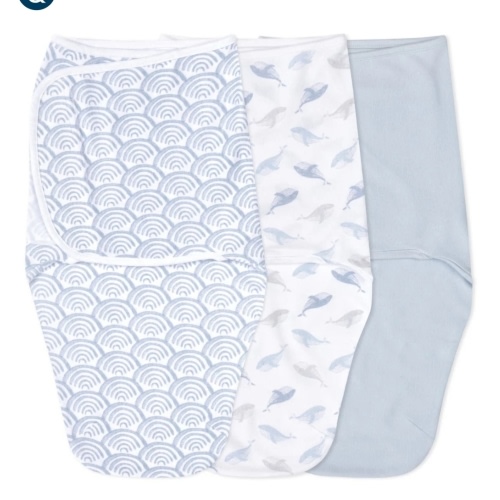 At Sea Easy Swaddle With No Zipper 0-3M | aden + anais