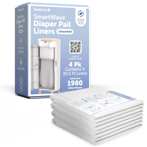 Jool Baby SmartWave Touch Free Diaper Pail Liners (4 pack) - Unscented