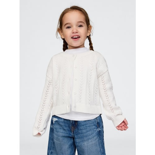 Baby &amp; Toddler Pointelle Cardigan | Gap