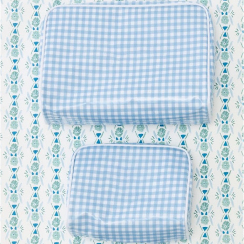 Patterned Toiletry Bag Trio (3 pieces)