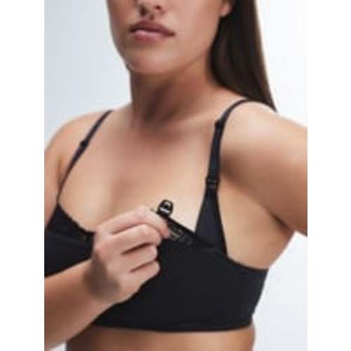 Snug Hug Lace-Trim Maternity Bralette in Black | SAVAGE X FENTY