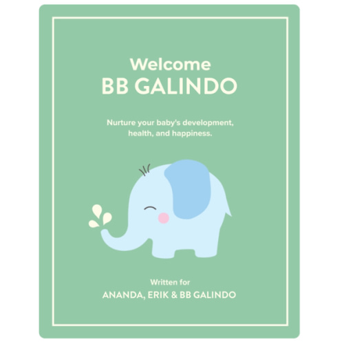 Welcome Baby: Personalized Baby Book