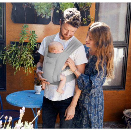 Ergobaby Embrace Soft Air Mesh Carrier - Soft Grey