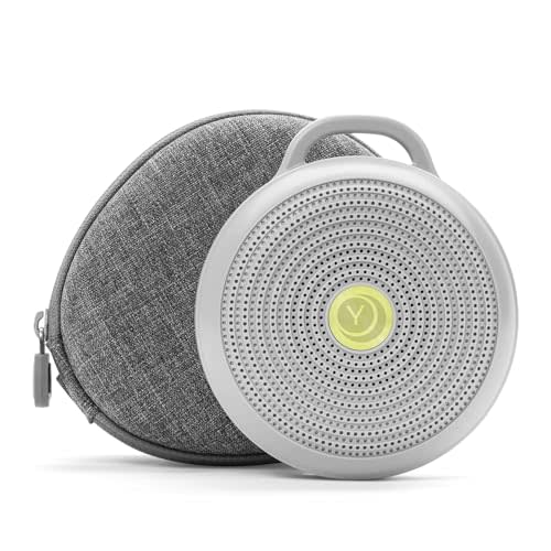 Yogasleep Hushh & Crush Resistant Travel Case, (2 Piece Set) Portable White Noise Sound Machine for Baby, 3 Soothing Natural Sounds, Noise Canceling for Sleep Aid, Office Privacy, & Meditation