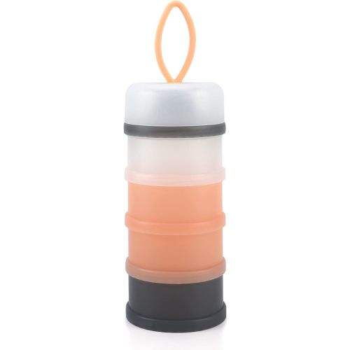 Accmor Baby Formula Dispenser On The Go, Stackable Formula Dispenser Formula Container to Go, Non-Spill Portable Milk Powder Kids Snack Storage Container, BPA Free