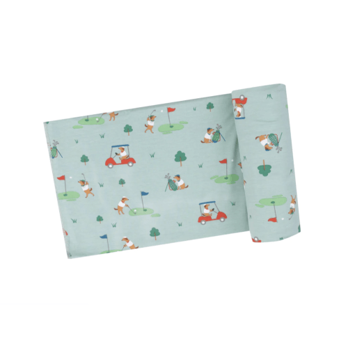 Swaddle Blanket - Golf Club Pups