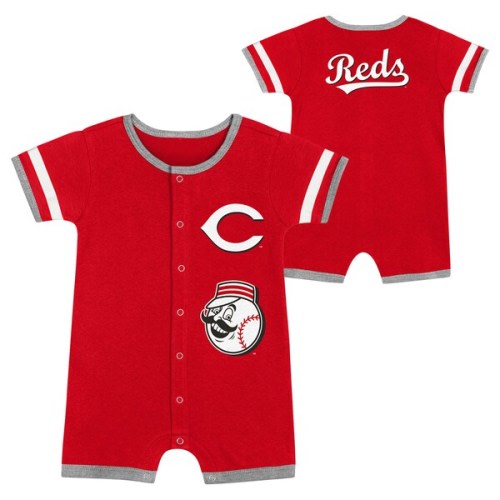 Infant Cincinnati Reds Red Double Hit Coverall 2-Piece Set