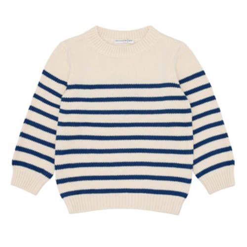 unisex breton stripe knit sweater – minnow
