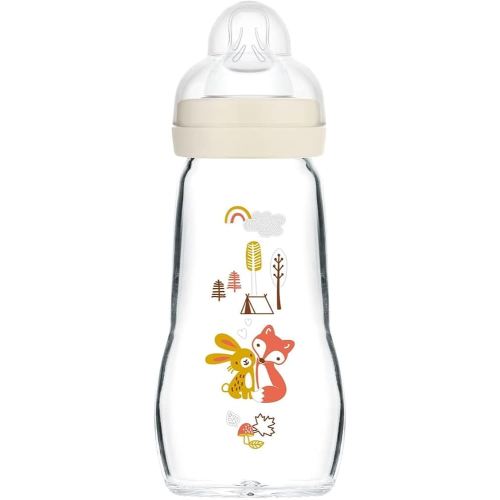 MAM Feel Good Glass Bottle (260 ml, Unisex)