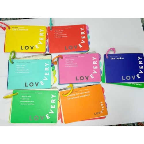 LOVEVERY Play Guides Lot Of 5 Baby Montessori Child Development 3-12 Months