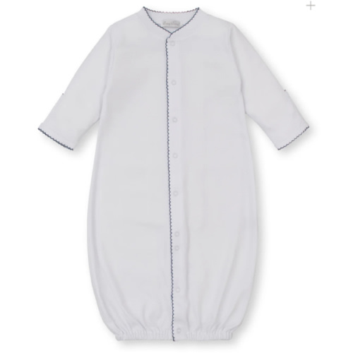 White/Navy Kissy Basics Conv. Gown