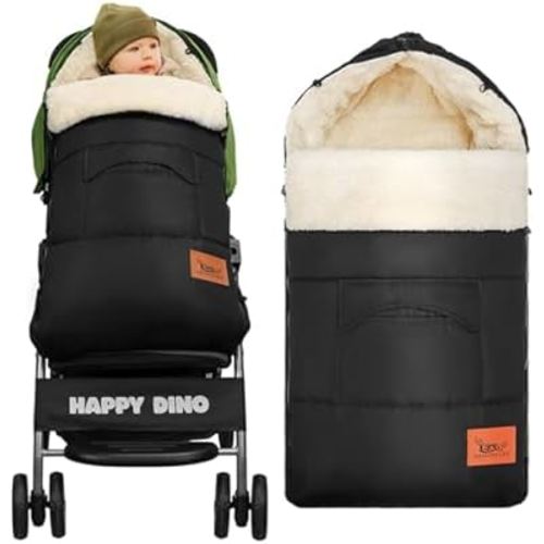 EAQ Universal Winter Warm Baby Stroller Footmuff,Muti Use Bunting Bag, Fleece Lined Washable Outdoor Sleeping Bag for Baby