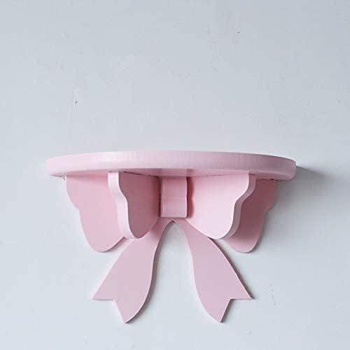 Kawaii Wood Floating Shelf Pink Room Decor (Pink)