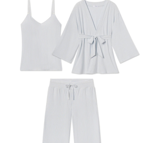 LAKE | Women | DreamModal Pajamas | Fog Maternity Kimono Bundle
