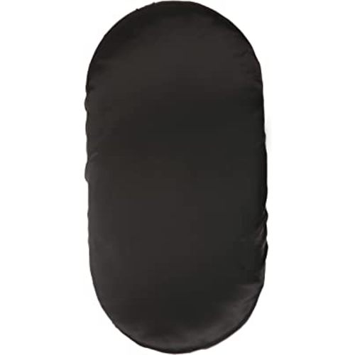 Pro Goleem Satin Bassinet Sheet Great for Baby Hair Soft Silk Feeling Sheet for Cradle or Bassinet Pad&Mattress for Boys and Girls Gift for Newborn and Infant Black