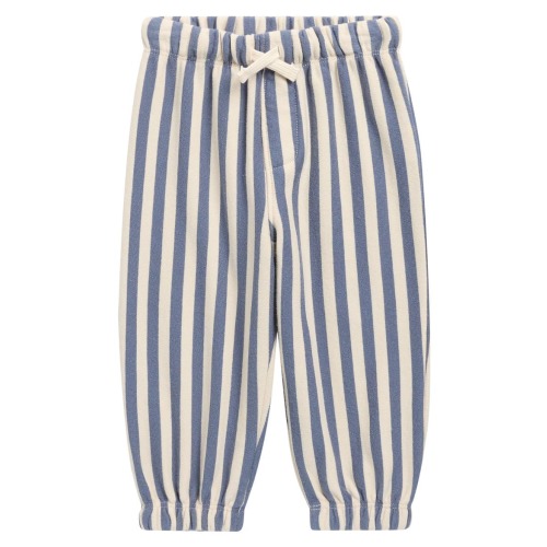 Marine Stripe Cotton Joggers