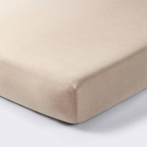 Polyester Rayon Fitted Crib Sheet - Stone - Cloud Island™