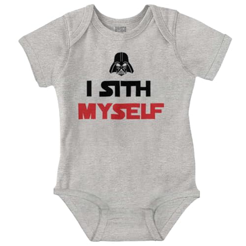 Brisco Brands Spaced Myself Dark Galaxy Nerd Baby Romper Boys or Girls