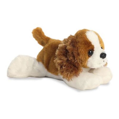 Aurora Mini Flopsie 8" Charles Cavalier King Brown Stuffed Animal